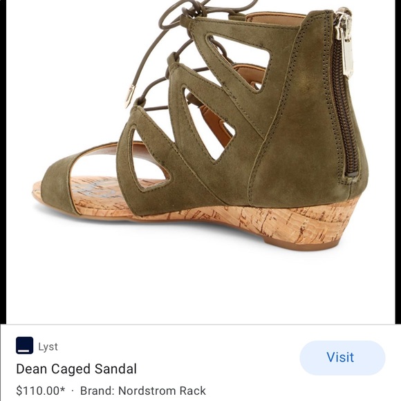 Sam Edelman Dean Caged Army Sandal - Picture 2 of 5